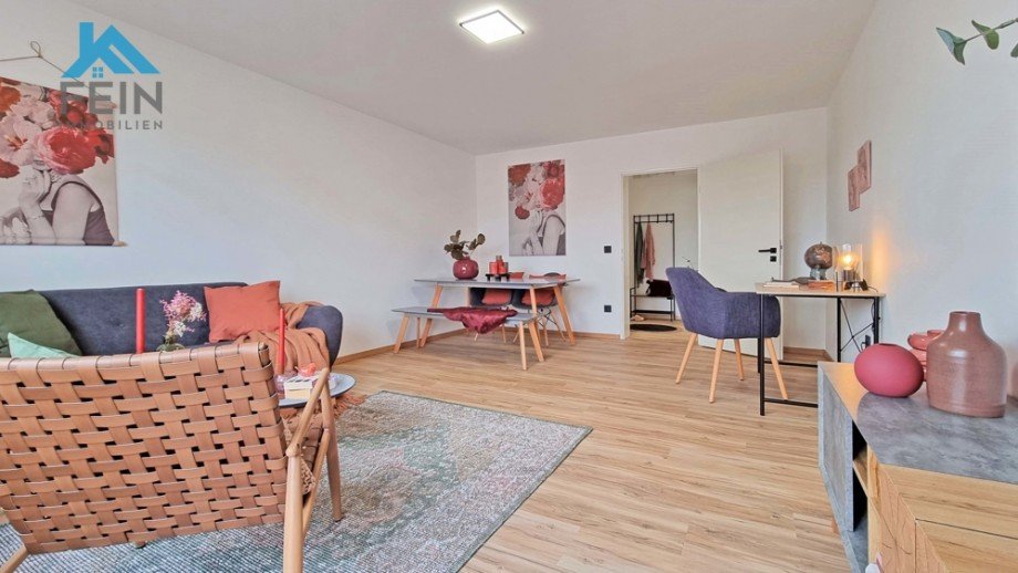 Wohnzimmer Etagenwohnung Eberdingen / Hochdorf