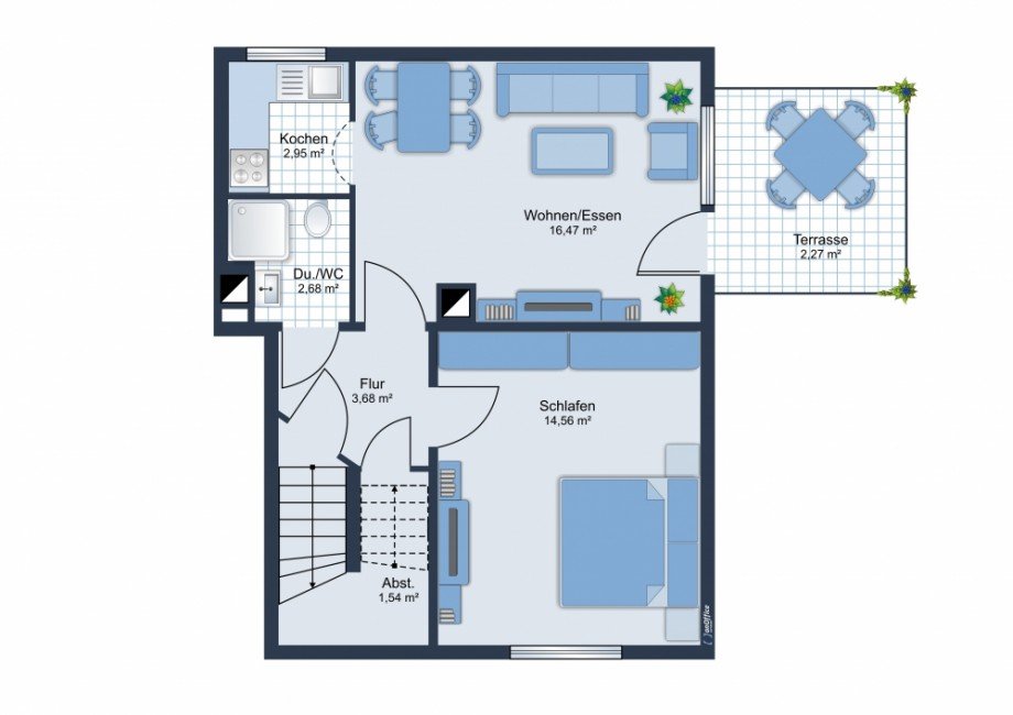 Grundriss UG Mehrfamilienhaus Ditzingen / Sch�ckingen