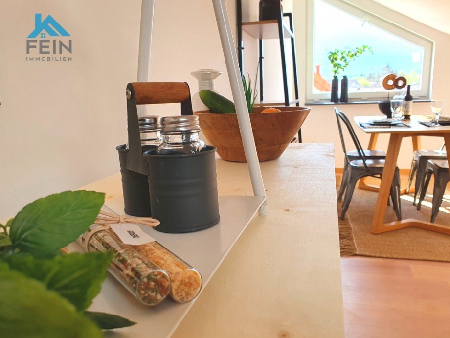 K�che / Esszimmer Dachgeschosswohnung Wiernsheim / Pinache