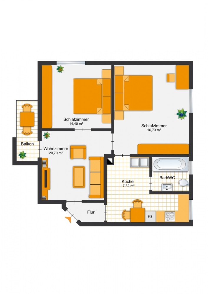 Grundriss Wohnung Vaihingen an der Enz