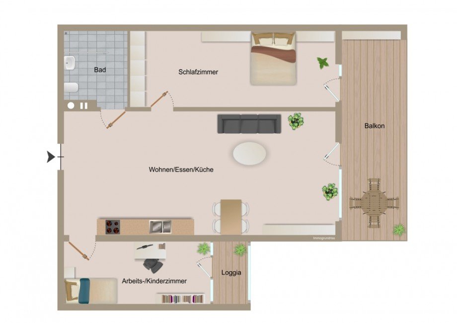 8. Obergeschoss Etagenwohnung Ditzingen / Hirschlanden