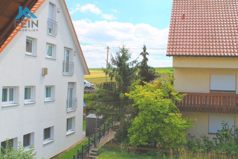 Ausblick Loggia Etagenwohnung Tamm