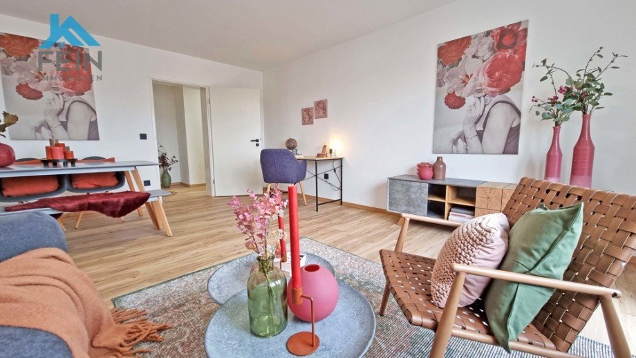 Wohnzimmer Etagenwohnung Eberdingen / Hochdorf