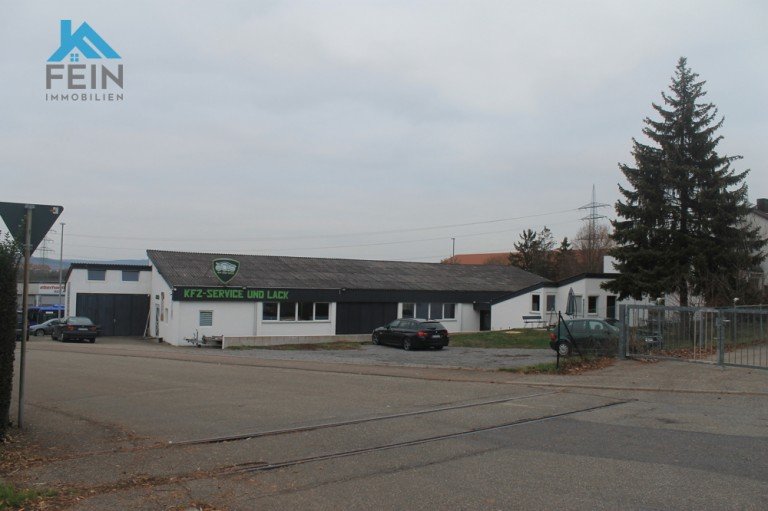 Au�enansicht Vaihingen Halle ---RESERVIERT---Provisionsfrei! Gewerbehalle mit ca.1700m2 Grundst�ck