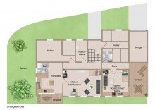Grundriss UG Nachhaltiges Investment: Gepflegtes 8-Familien-Haus mit Garten