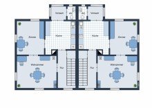 Obergeschoss Renditeobjekt mit 6 Wohneinheiten!