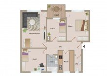 Grundriss F�r Kapitalanleger oder Selbstnutzer! Zentral und dennoch ruhig.