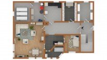Grundriss UG Ruhe und genug Platz f�r die gro�e Familie!