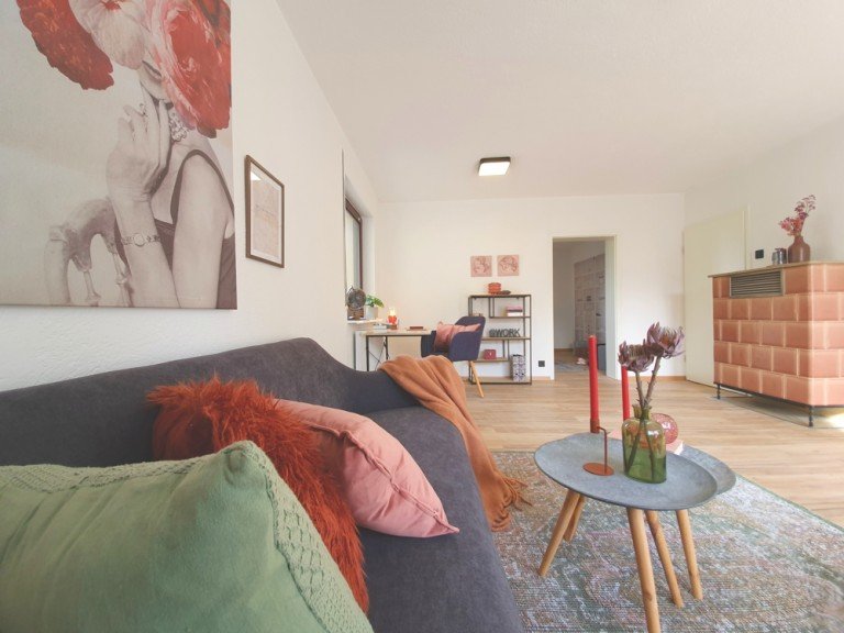 Wohnzimmer Sachsenheim / Gro�sachsenheim Wohnung Koffer packen und einziehen! Provisionsfrei!