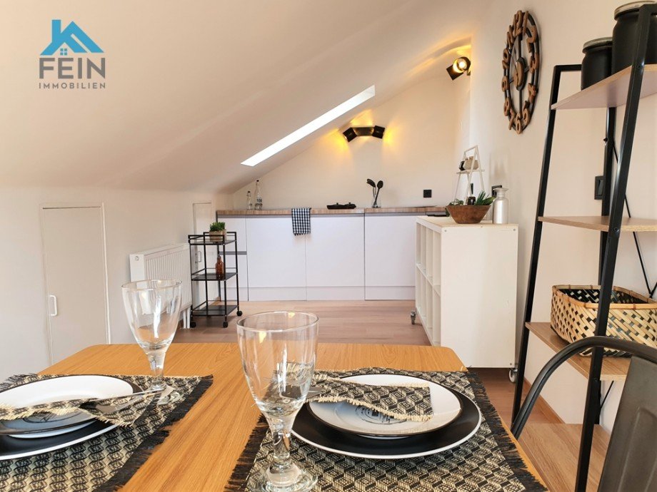 K�che / Esszimmer Dachgeschosswohnung Wiernsheim / Pinache