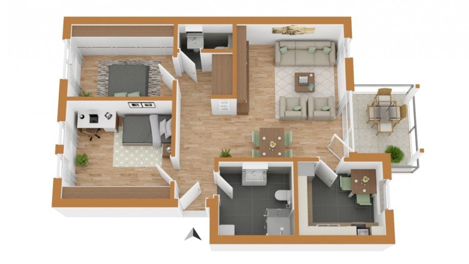Grundriss Etagenwohnung Sersheim