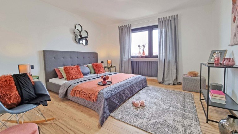 Schlafzimmer Eberdingen / Hochdorf Etagenwohnung Erstbezug nach Sanierung: Designer-Wohnung vom Fein(sten)!