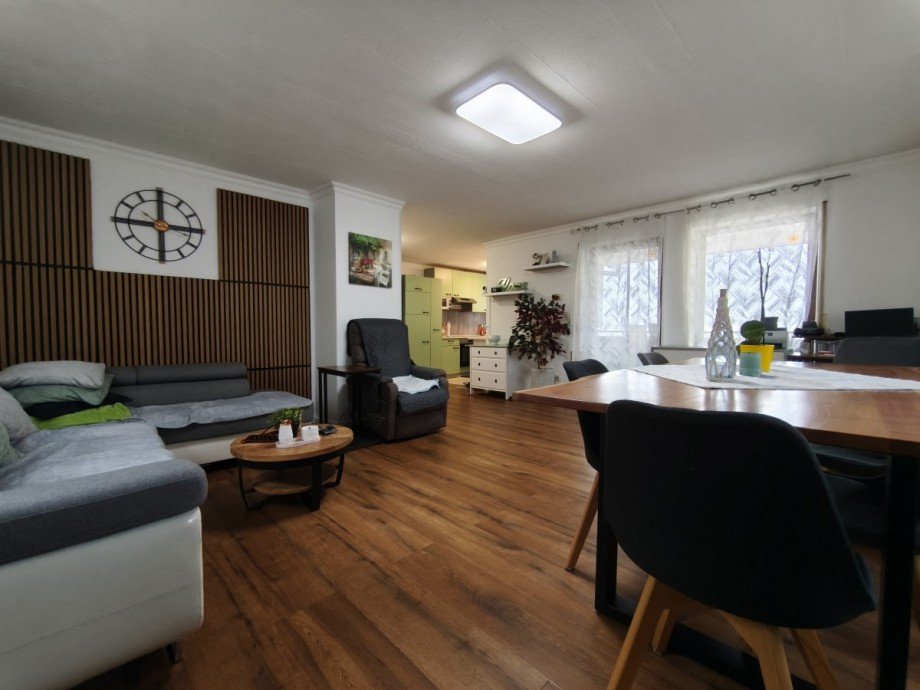 Wohn und Essbereich Etagenwohnung Talheim