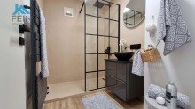Bad +++ Verkauft +++ Erstbezug nach Sanierung: Designer-Wohnung vom Fein(sten)!