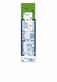 Grundriss EG Gelegenheit in ruhiger Lage!