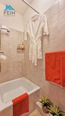 Dusche Charmantes 1,5-Zimmer-Appartement in zentraler und dennoch ruhiger Lage